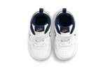 Baby Nike Court Borough Low 2 SE1 low-top sneakers white and blue