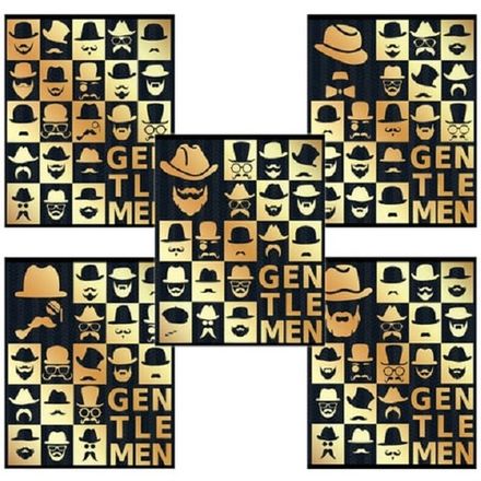 Тетрадь 48л, А5, клетка, Brauberg Джентельмен