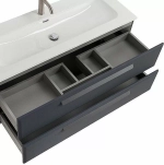 Тумба с раковиной Cezares ECO-CER-N 120 ECO-CER-N-1200-2C-SO-GR-P графит