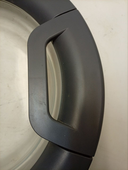 VMUF501B кт19 Люк стиральной машины Hotpoint-Ariston (узкое стекло) C00299562 б/у