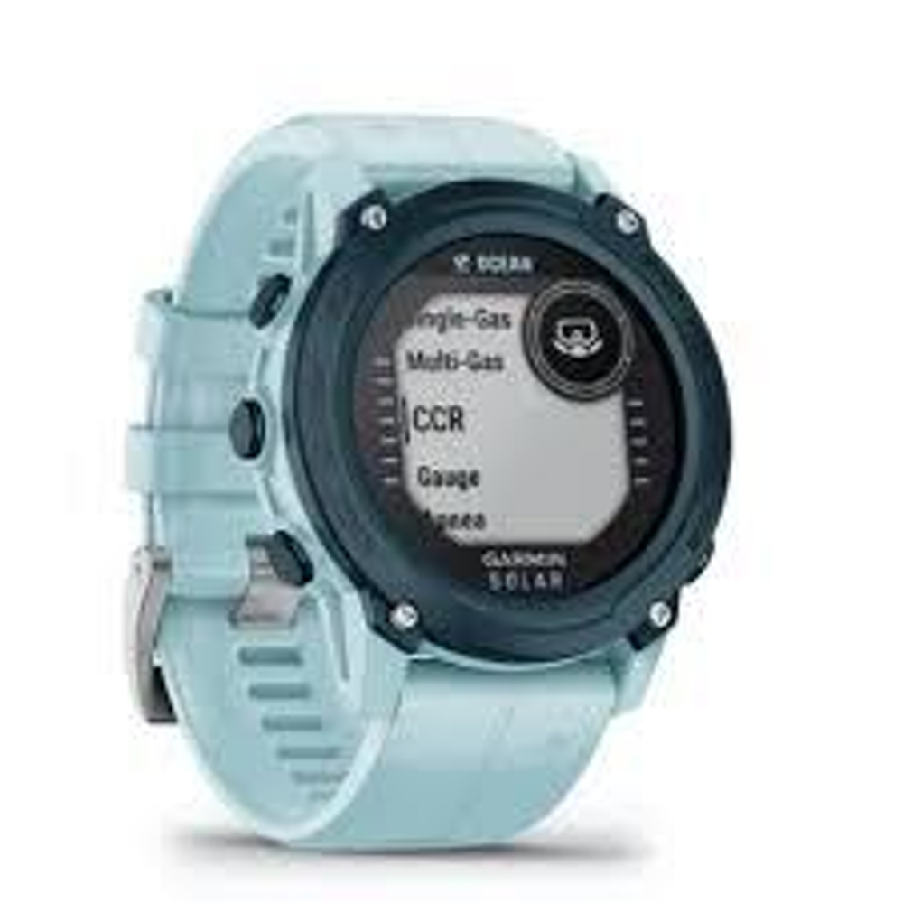 Часы для дайвинга Garmin Descent G1 Solar Ocean Edition лазурного цвета, 010-02604-04