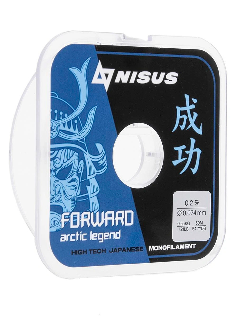 Леска для рыбалки Nisus FORWARD ARCTIC LEGEND Nylon Transparent 0,286mm/50m (N-FAG-0.286-50)