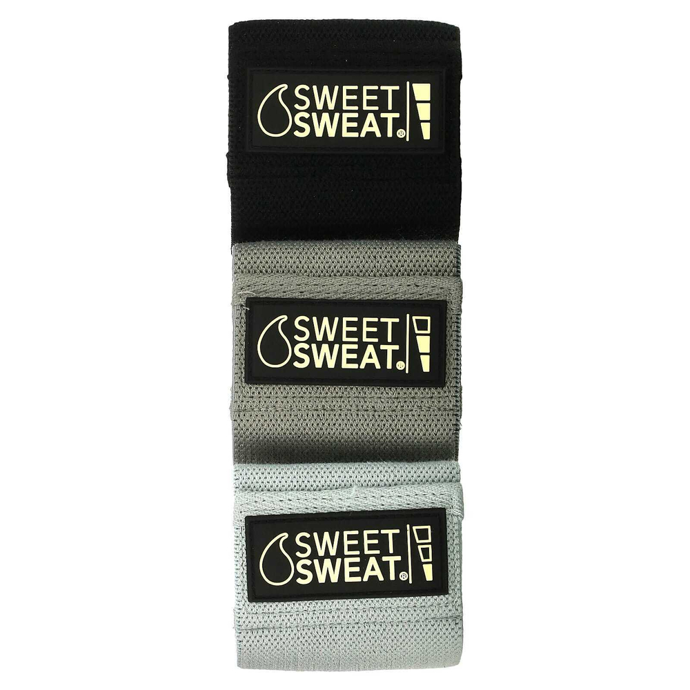 Sports Research, Набедренные повязки Sweet Sweat, серые, 3 ремешка