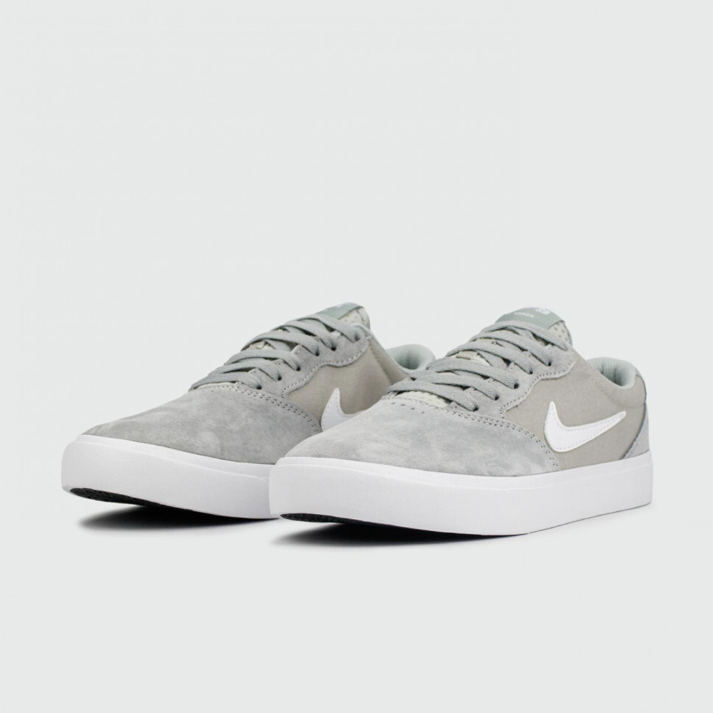 кеды Nike SB Chron Suede Grey / White