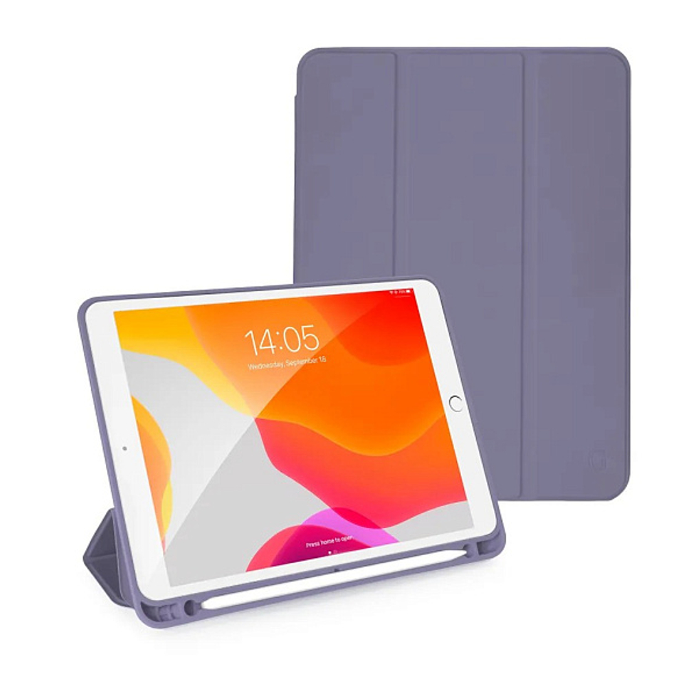 Чехол Gurdini Milano для iPad Pro 11" M4/M5 Series с отсеком для стилуса (pen slot) (Лавандовый)