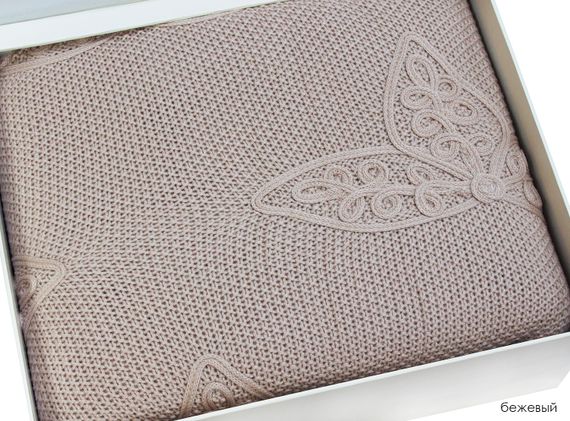 Набор с пледом и наволочками Grazie Home Alegra (бежевый)