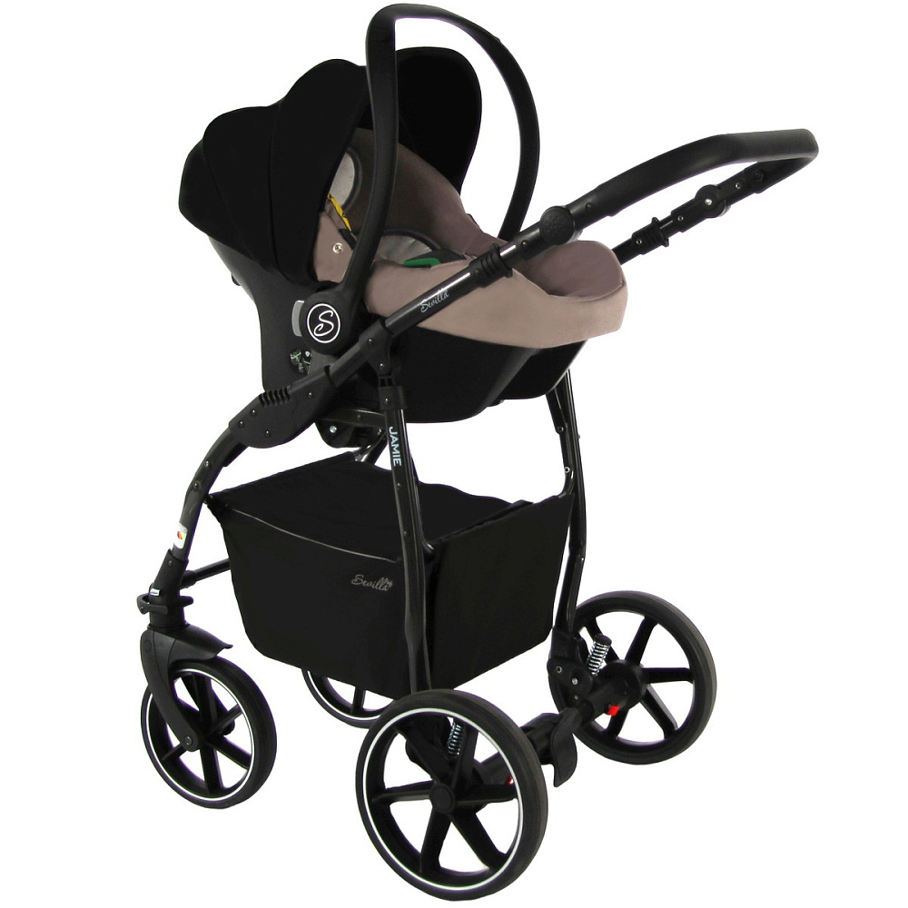 Детская коляска 3 в 1 Sevillababy Jamie коричневый
