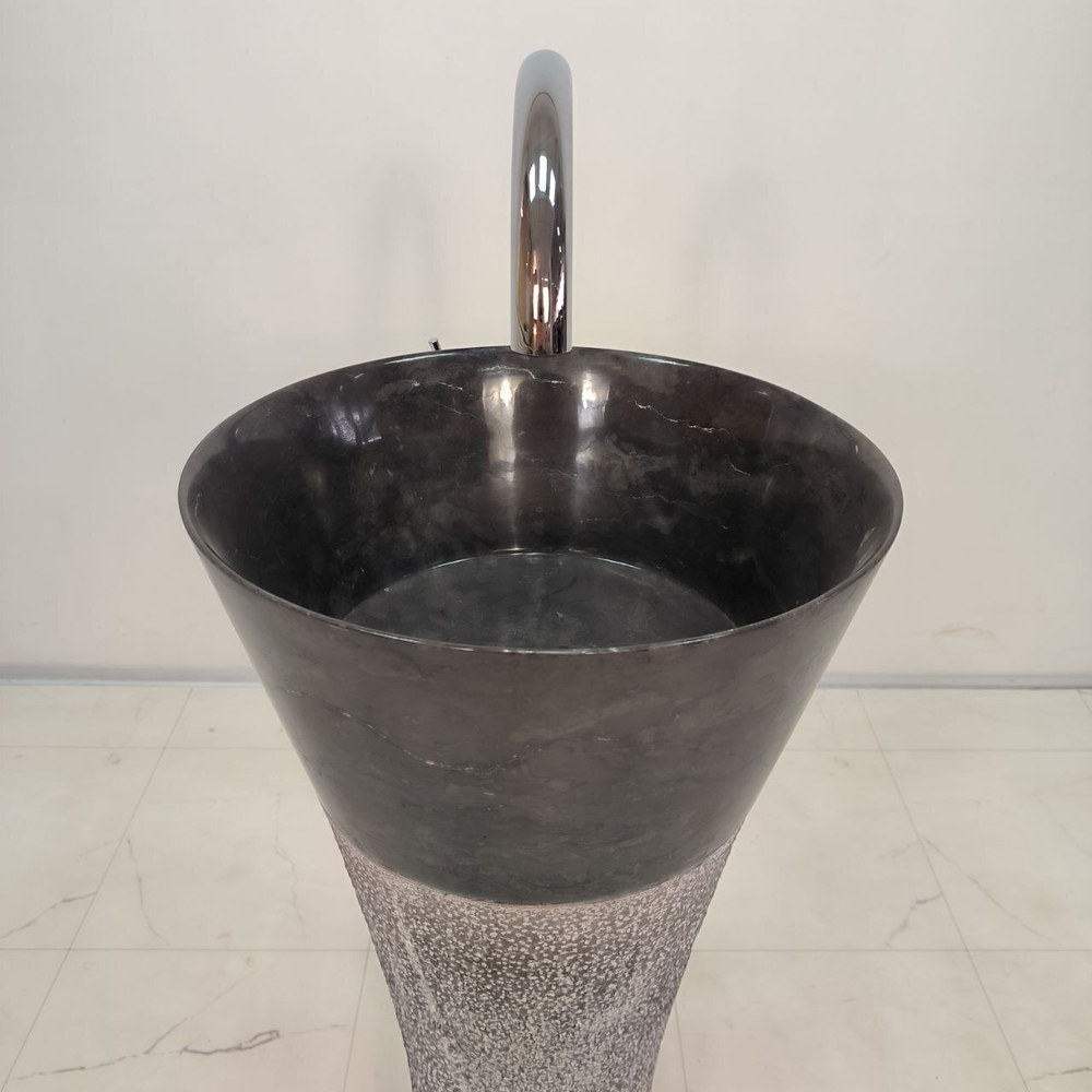 Раковина напольная из мрамора Pedestal MN-391 40*40*90