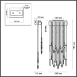 Настенный светодиодный светильник Odeon Light AFINA 5420/10WL