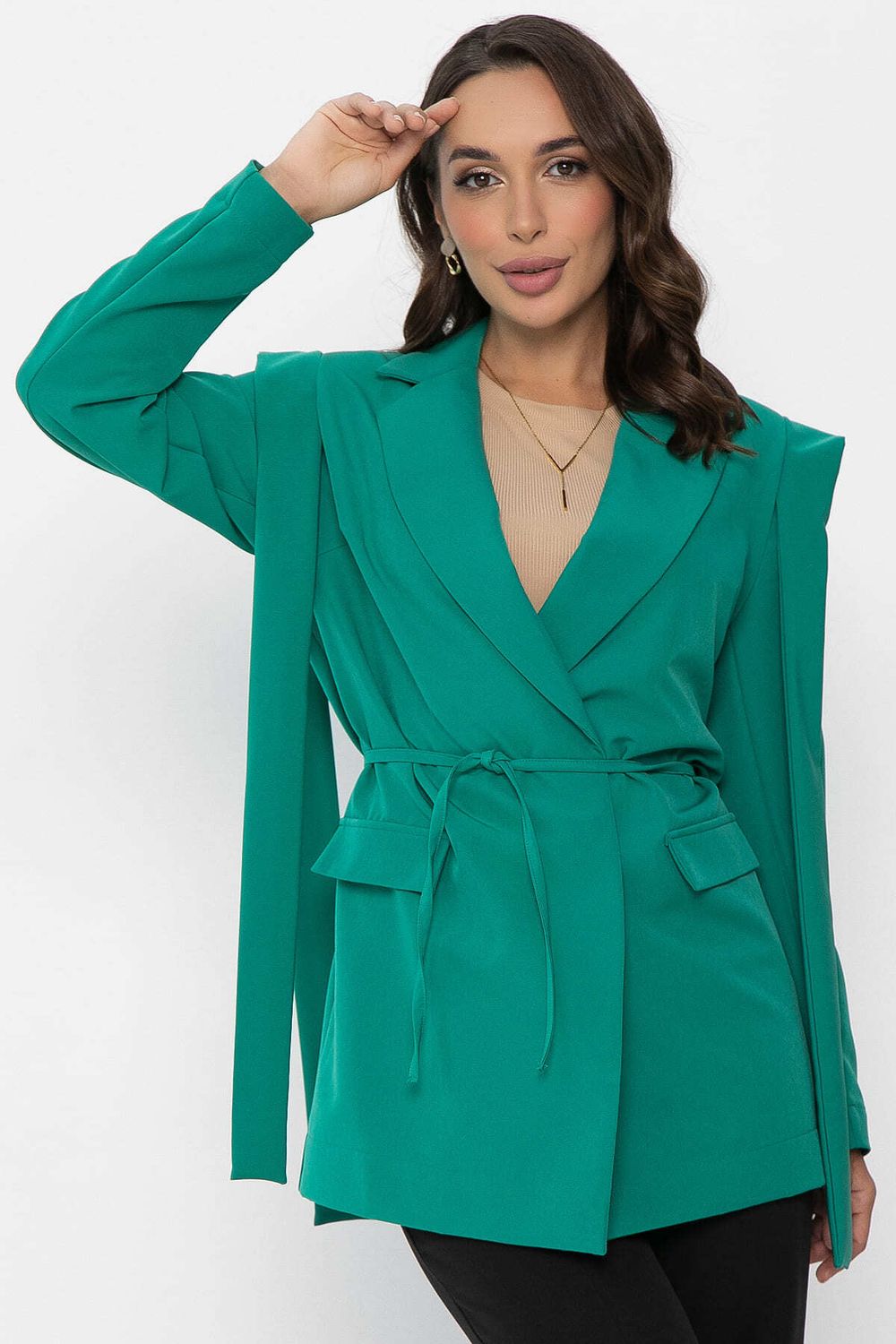 Жакет Лоретта (зеленый) Б14065-25М LT Collection