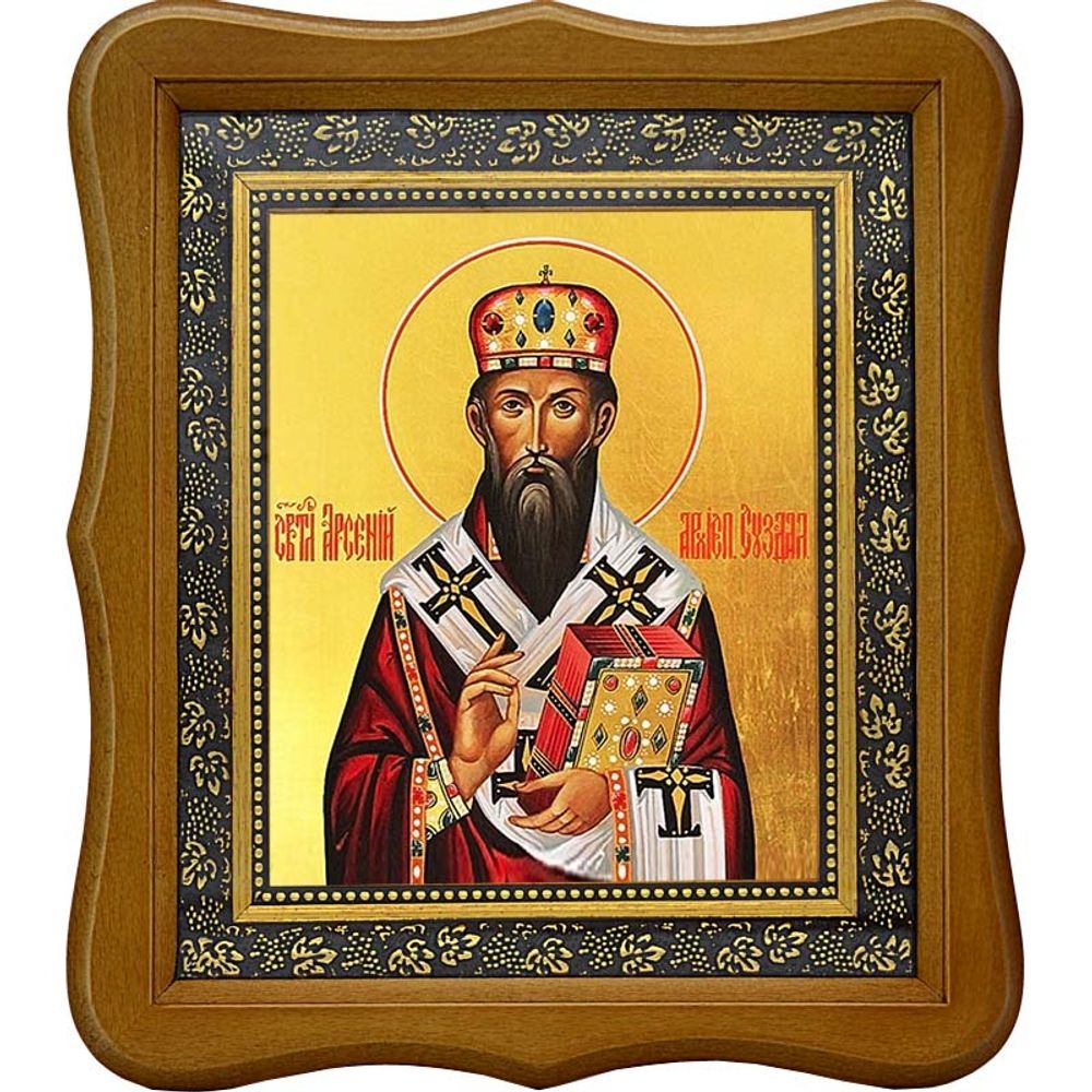 Арсений Элассонский-Суздальский Святитель. Икона на холсте.