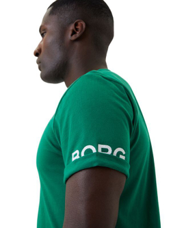Мужская теннисная футболка Björn Borg Breeze T-Shirt - verdant green