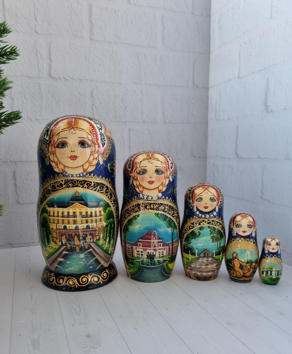 Матрёшка 5м 18см Петергоф