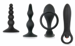 Набор стимуляторов простаты Intro To Prostate Kit (Цвет: черный)
