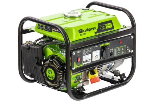 Генератор бензиновый Сибртех БС-1200