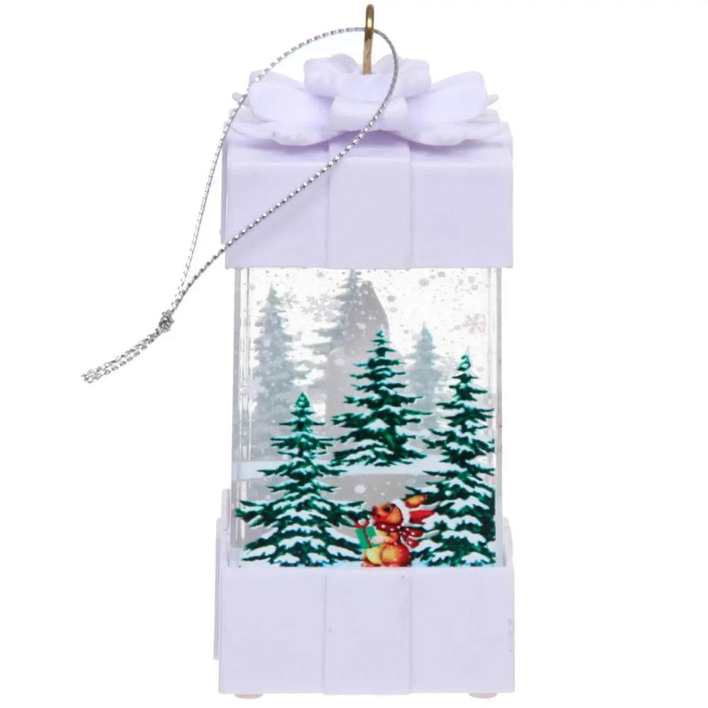 Сувенир с подсветкой «Сказочный подарок» 5,3*10,5 см, Белый