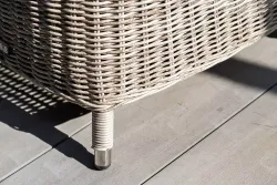 "Равенна" плетеное кресло из искусственного ротанга, цвет бежевый