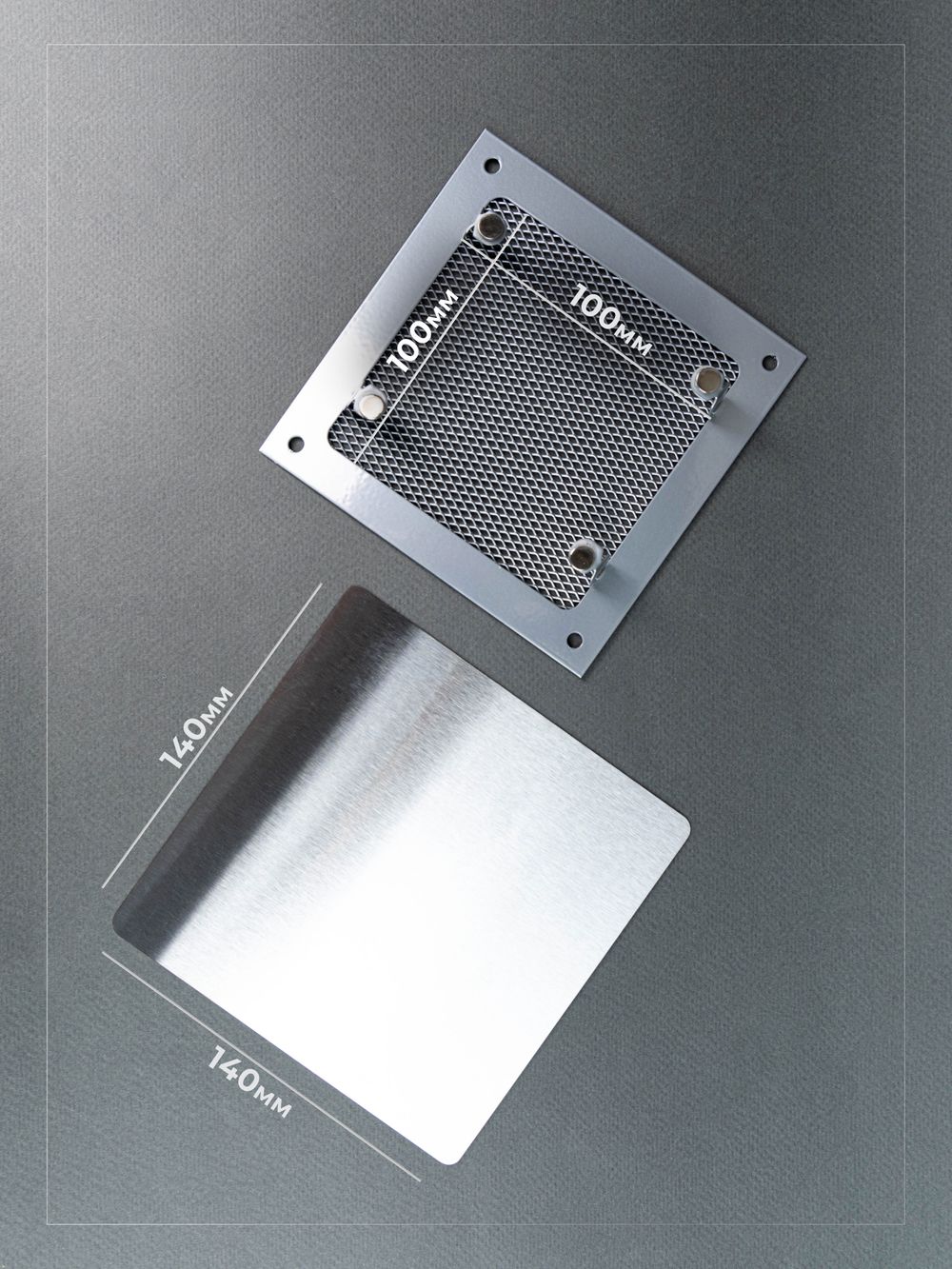 Вентиляционная решетка РД 140х140 Хром