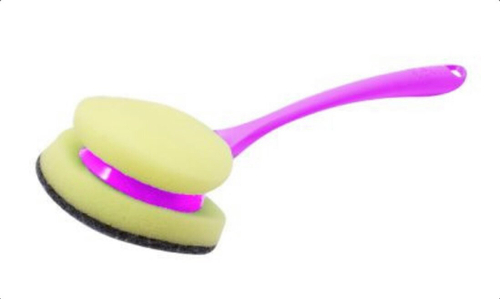 ЩЕТКА С ГУБКОЙ ДЛЯ ПОСУДЫ VOGUE БЕЖЕВЫЙ