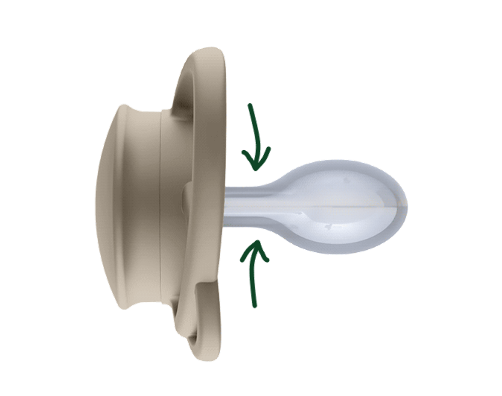 NIP Соска пустышка, силикон, коала/носорог, размер 2 "Butterfly" (5-18 мес)