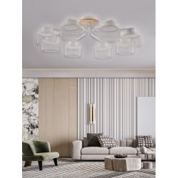 Люстра Rivoli Mona 9194-308 8хGX53 15 Вт модерн | Rivoli
