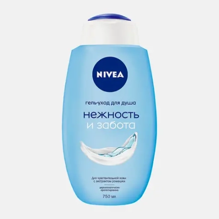 Гель-уход для душа Нежность и забота NIVEA 750мл