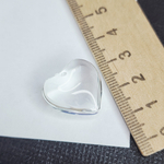 Сердце хрустальное, подвеска, 20мм, штучно