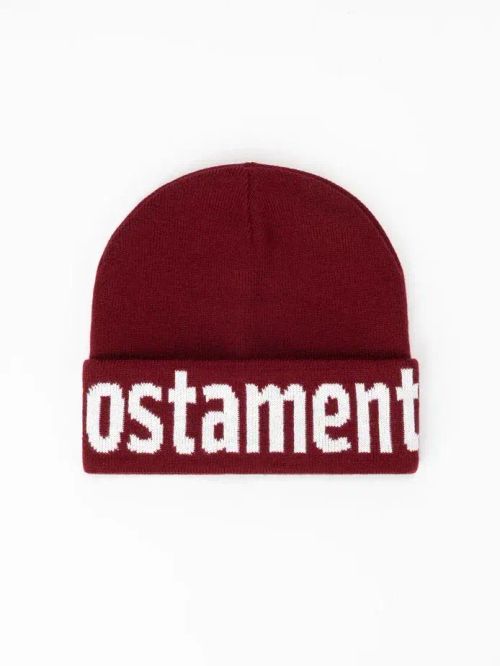Шапка Postaments Basic винная