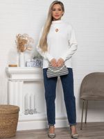 Джемпер Тринити (белый) Б15157-1М LT Collection