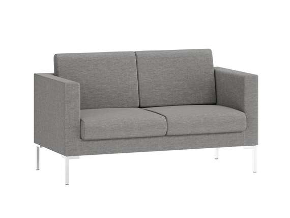 Hans Диван двухместный HNS-02 Сан 08/Металл Хром 1520*770*820