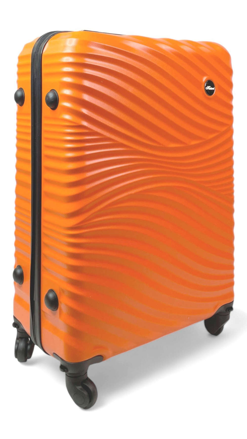 Большой чемодан Bon-Voyage Model Wave ABS, Оранжевый, L