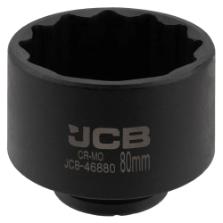 Головка ударная 3/4'', 80мм (12гр.) JCB JCB-46880