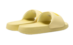 Шлепанцы Lacoste Serve Slide 1.0 - светло-желтый/желтый