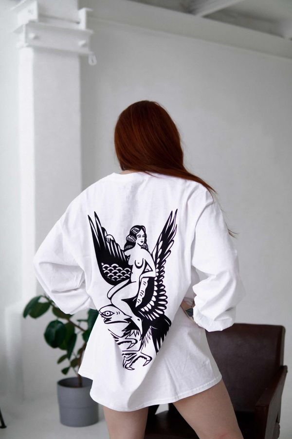 Лонгслив See You Soon Белый - фото 3