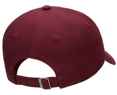 Теннисная кепка Nike Club Unstructured Futura Wash Cap - night maroon/white