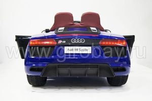 Детский электромобиль River Toys AUDI R8 синий