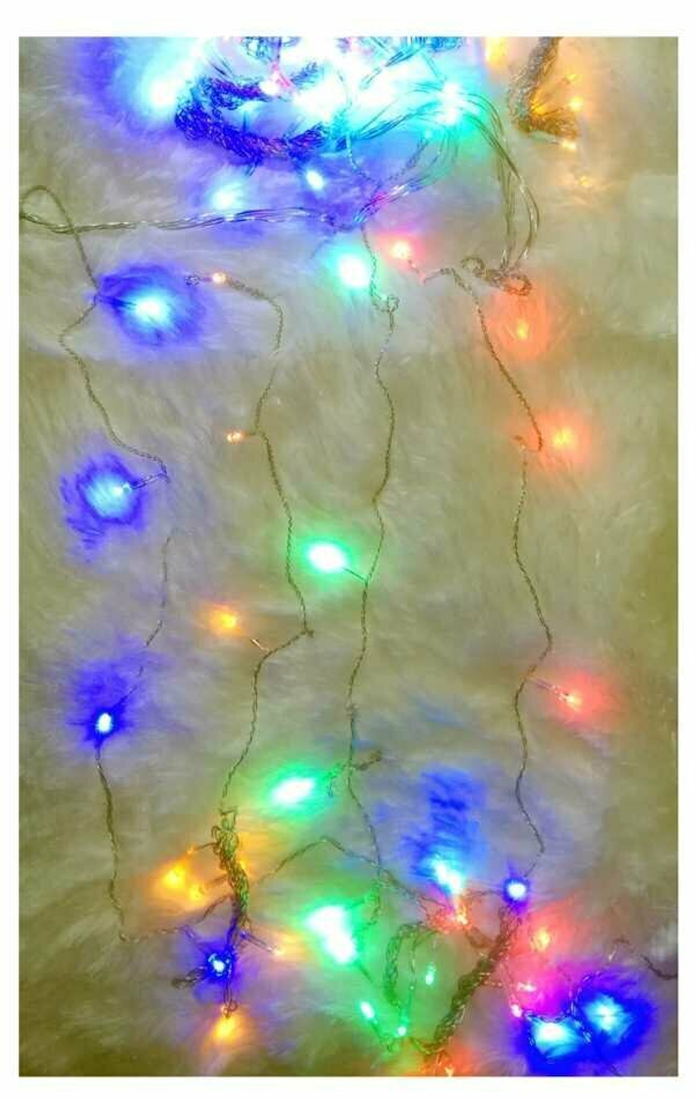 Светодиодная штора 1.5х1.5 метра 4 цвета