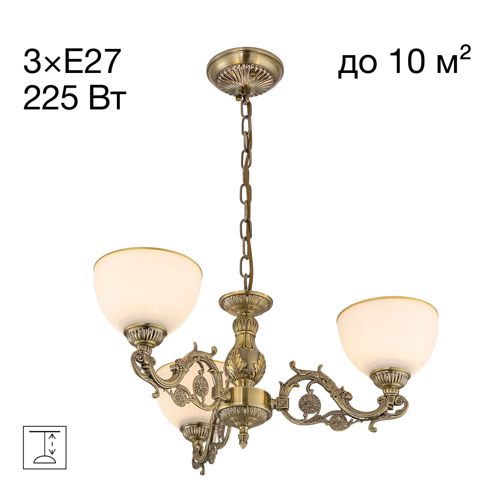 Citilux Адриана CL405233 Люстра подвесная Бронза