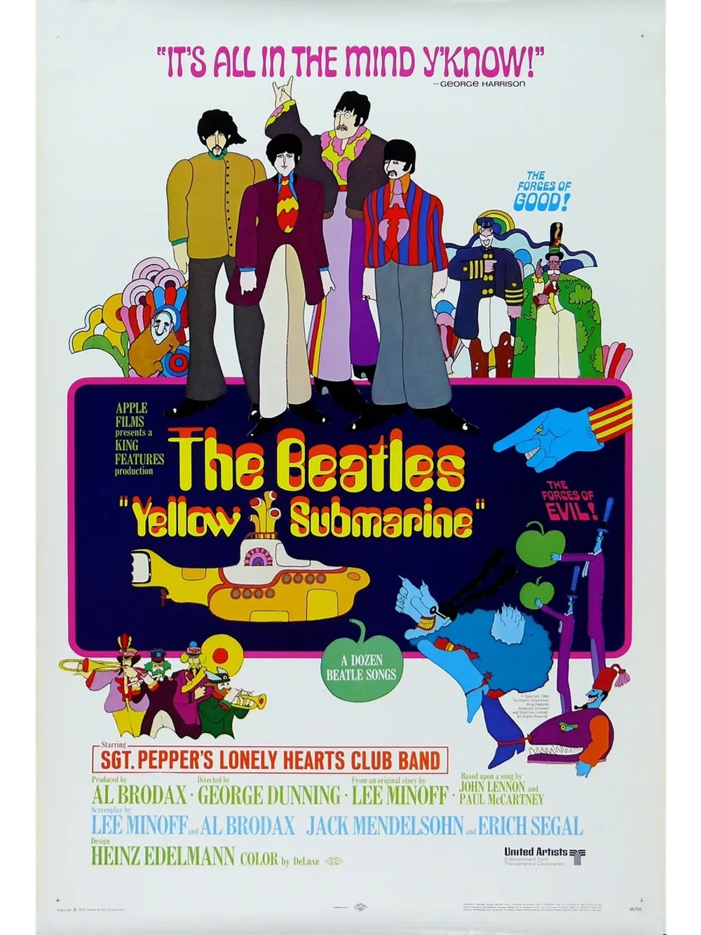 The Beatles: Желтая подводная лодка (1968) (DVD-R)