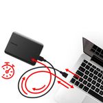 Внешний жесткий диск TOSHIBA Canvio Basics 2 TB, 2,5", USB 3.2, черный, HDTB520EK3AA