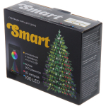 Гирлянда для дома НИТЬ-SMART 10 м 100 ламп LED, прозрачн.пров, более 200 реж, управление с пульта д/у,с телефона, IP-40, RGB (USB)