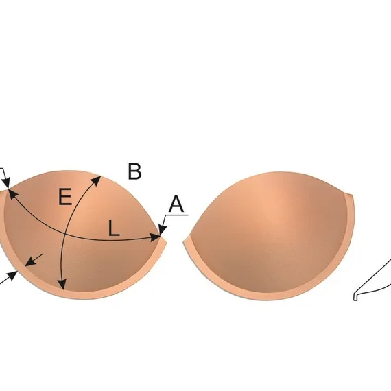 Чашки балконет пуш-ап бежевые (75В-80А-70С-65D), Беларусь