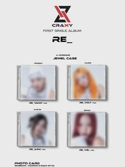 Альбом CRAXY - RE_ 1st Single Album Jewel Case RANDOM Version