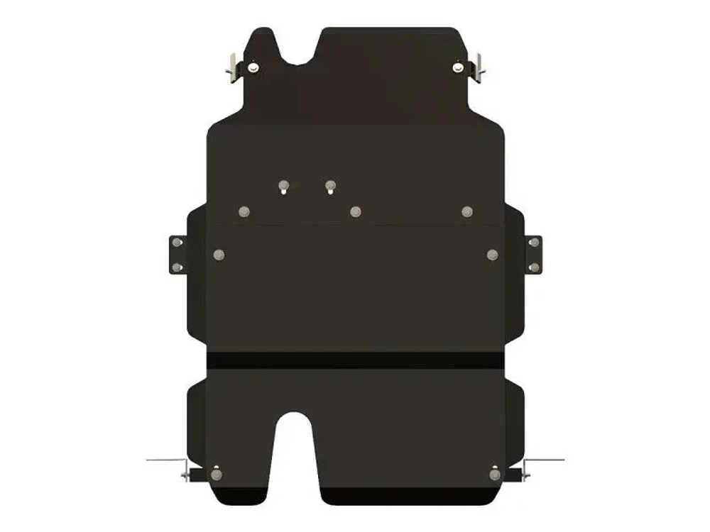 Защита КПП и РК Sheriff для Toyota Land Cruiser 75/78 2007- арт.24.1201