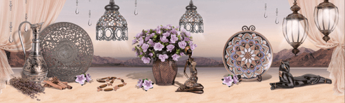 Кухонный фартук Марракеш (Ф-256) 2000х600 мм