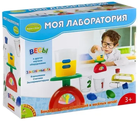 Французские опыты Науки с Буки Юный исследователь Моя лаборатория арт ВВ2389 (BONDIBОN)