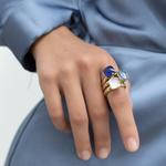 Кольцо Qudo FIRENZE 17.2 (G) Hellblau 107001/40-4733 17.2 размер 17,2