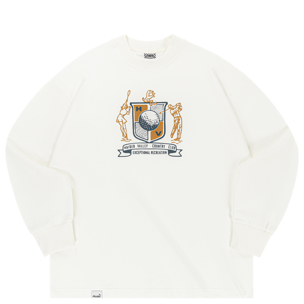 Лонгслив HAIDED EXCEPTIONAL Ecru