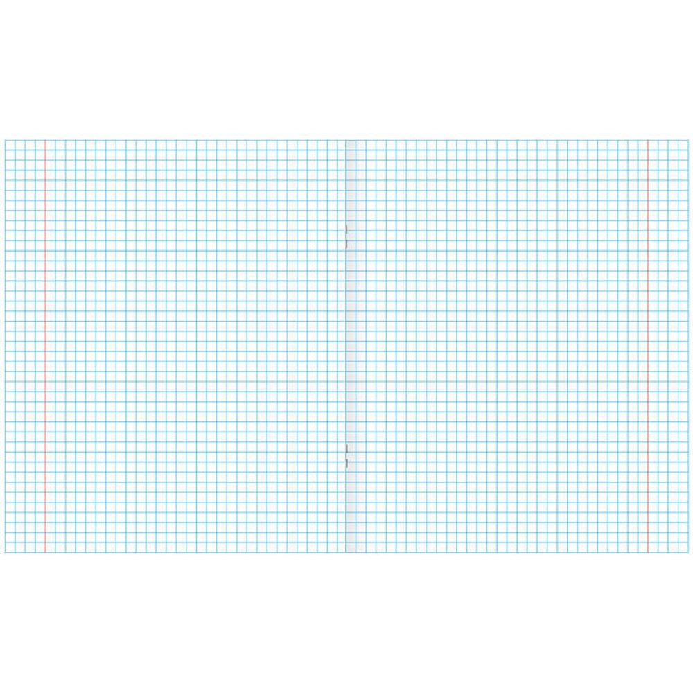 Тетрадь 18л, клетка, зеленая обложка, Маяк