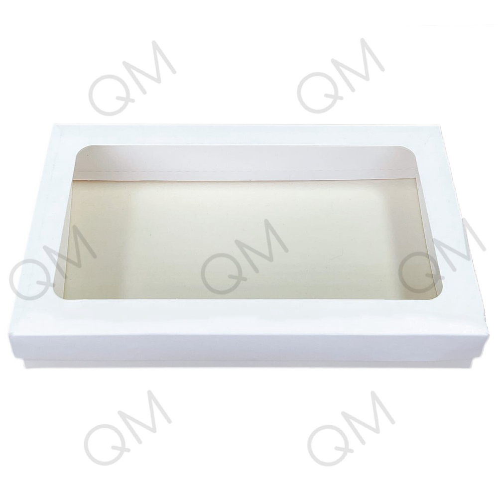 Коробка для клубники в шоколаде 250*150*40 мм (белая), 50шт